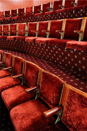 seats - England, West Yorkshire, Wakefield, Theatre Royal Stock Photo - Rights-Managed, Code: 862-06541422