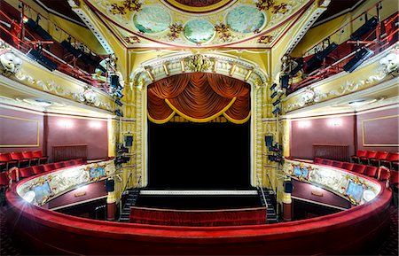 drape - England, West Yorkshire, Wakefield, Theatre Royal Stock Photo - Rights-Managed, Code: 862-06541423