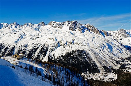 simsearch:700-00521526,k - Europe, France, French Alps, Haute Savoie, Chamonix, Argentiere and Grand Montet ski area Stock Photo - Rights-Managed, Code: 862-06541605