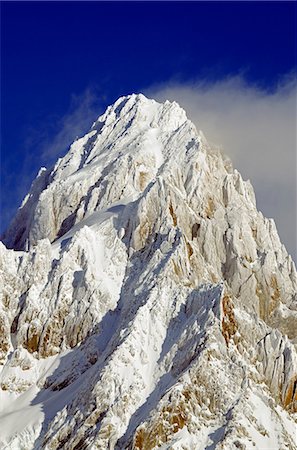 peak view - Europe, France, French Alps, Haute Savoie, Chamonix, mountain above Argentiere Stock Photo - Rights-Managed, Code: 862-06541610