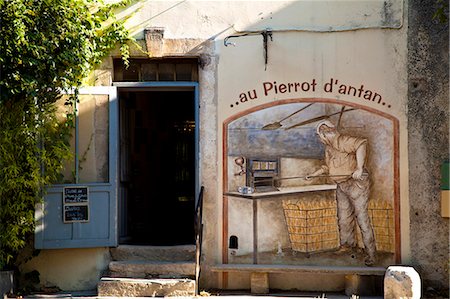 store architecture - Rustrel, Provence, France, Europe Stock Photo - Rights-Managed, Code: 862-06541744