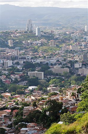 View over Tegucigalpa, Capital City, Central America, Honduras. Photographie de stock - Rights-Managed, Code: 862-06541893