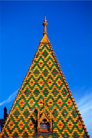 Hungary, Budapest, Central & Eastern Europe, Detail of architecture on the market building Photographie de stock - Rights-Managed, Code: 862-06541917
