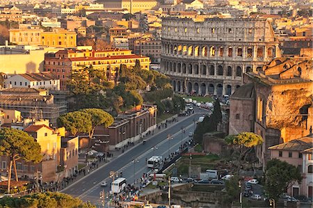 View from the top of Vittoriano, Rome, Lazio, Italy, Europe. Stock Photo - Rights-Managed, Code: 862-06541994