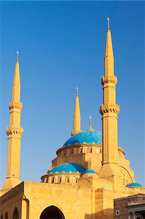 Lebanon, Beirut. Mohammed AlAmin Mosque. Foto de stock - Con derechos protegidos, Código: 862-06542314