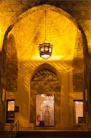 simsearch:862-07910875,k - Lebanon, Beirut. The entrance to the Mansour Assaf Mosque. Stock Photo - Rights-Managed, Code: 862-06542318