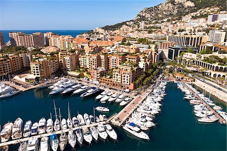 simsearch:862-06543072,k - Fontvieille port in Principality of Monaco, Europe Foto de stock - Con derechos protegidos, Código: 862-06542370