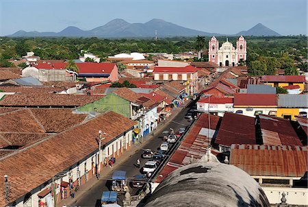 simsearch:862-06542552,k - View from Cathedral to Iglesia de la Asuncion, Leon, Nicaragua, Central America Foto de stock - Con derechos protegidos, Código: 862-06542511