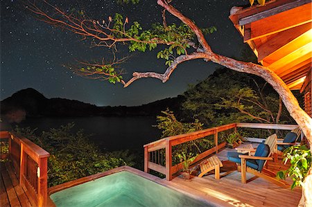 simsearch:862-06542495,k - Balcony at the Aqua Wellness Resort, Nicaragua, Central America Stock Photo - Rights-Managed, Code: 862-06542599