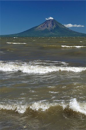 simsearch:862-06542600,k - View to Volcan Conception and Ometepe Island across Lago Nicaragua,  Nicaragua, Central America Stock Photo - Rights-Managed, Code: 862-06542614