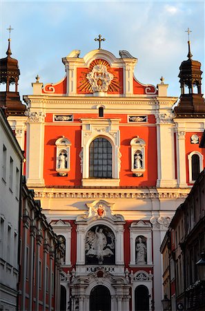polacco (relativo alla polonia) - Poland, Europe, Poznan, Parish Church of Stanislaus, historic old town Fotografie stock - Rights-Managed, Codice: 862-06542680