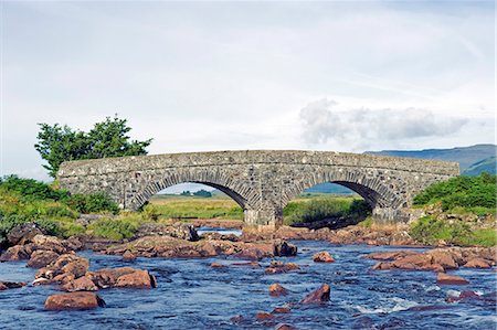 scottish island - Scotland, Western Isles, Hebrides, Mull. Bridge over the old road near Pennyghael. Stock Photo - Rights-Managed, Code: 862-06542705
