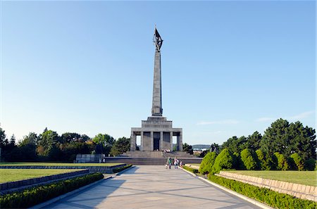 Europe, Slovakia, Bratislava, Slavin memorial Fotografie stock - Rights-Managed, Codice: 862-06542722