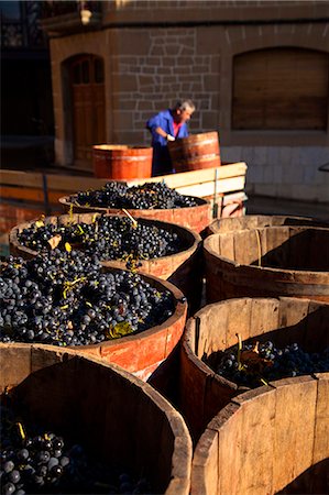 simsearch:862-08273799,k - Bodega Lopez de Heria wine cellar in the village of Haro, La Rioja, Spain, Europe Photographie de stock - Rights-Managed, Code: 862-06542897