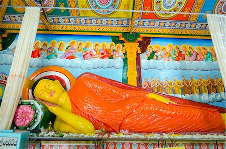 Sri Lanka, North Central Province, Anuradhapura, UNESCO World Heritage Site, Statue of sleeping Buddha, Isurumuniya Foto de stock - Con derechos protegidos, Código: 862-06542993