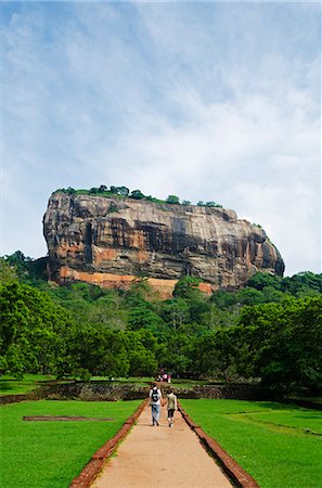 felsspitze - Sri Lanka, North Central Province, Sigiriya,  rock fortress of Sigiriya Stockbilder - Lizenzpflichtiges, Bildnummer: 862-06543029