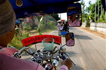 simsearch:862-06543131,k - Thailand, Tuk tuk. The Thai auto rickshaw or tuk tuk. Stock Photo - Rights-Managed, Code: 862-06543131