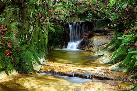 simsearch:862-06675859,k - South America, Brazil, Mato Grosso, a waterfall in the Chapada dos Guimaraes national park Stock Photo - Rights-Managed, Code: 862-06675876