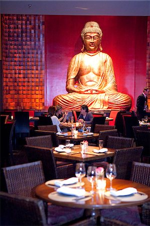 simsearch:862-06675980,k - South America, Brazil, Sao Paulo state, Sao Paulo city, the Buddha Bar restaurant on the top floor of the Daslu department store Stock Photo - Rights-Managed, Code: 862-06676037
