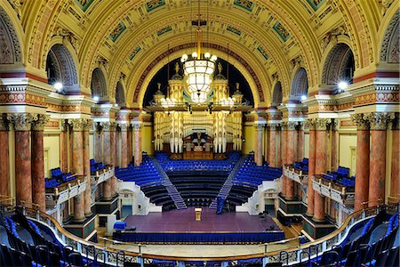 Europe, England, West Yorkshire, Leeds, Leeds Town Hall Foto de stock - Con derechos protegidos, Código: 862-06676647