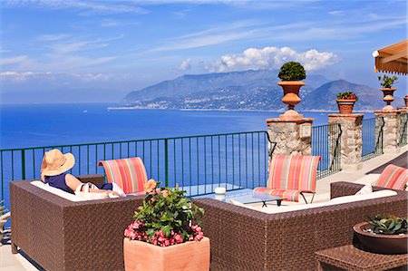 Italy, Campania, Napoli district, Capri. Anacapri. Casear Augustus Hotel. Foto de stock - Con derechos protegidos, Código: 862-06676888