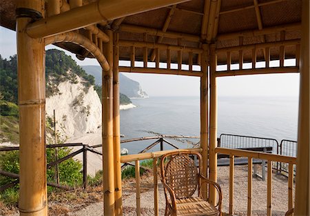 Italy, Marche, Ancona district, Parco del Conero, Numana, The beach Foto de stock - Con derechos protegidos, Código: 862-06676954