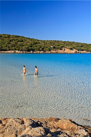 sardegna - Italy, Sardinia, Olbia Tempio district, Parco Nazionale Arcipelago di la Maddalena. Caprera Island.  Spiaggia del relitto Stock Photo - Rights-Managed, Code: 862-06676984