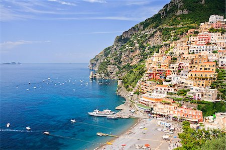 positano - Italy, Campania, Salerno district, Peninsula of Sorrento, Positano. Photographie de stock - Rights-Managed, Code: 862-06677023