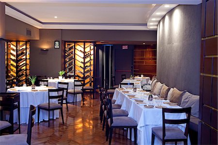 simsearch:862-06675980,k - South America, Peru, Lima, San Ignacio.  The dining room at the Malabar restaurant run by chef Pedro Miguel Schiaffino, PR, Stock Photo - Rights-Managed, Code: 862-06677272