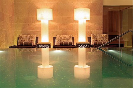 swim class - South America, Peru, Cusco, Marriott hotel, the swimming pool in the spa area of the hotel Stock Photo - Rights-Managed, Code: 862-06677336