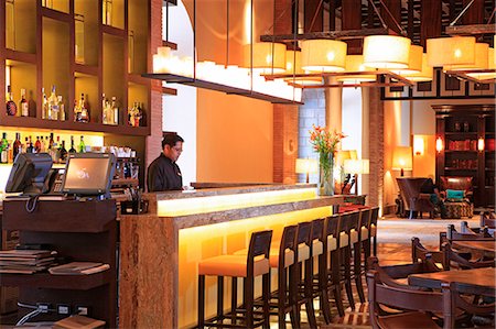 rococo - South America, Peru, Cusco, Marriott hotel, a waiter at the colonial era bar of the hotel which is housed in a former Spanish conven Stock Photo - Rights-Managed, Code: 862-06677331