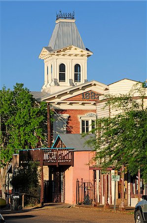 small town america - Court House, Tombstone, Arizona, USA Stock Photo - Rights-Managed, Code: 862-06677550