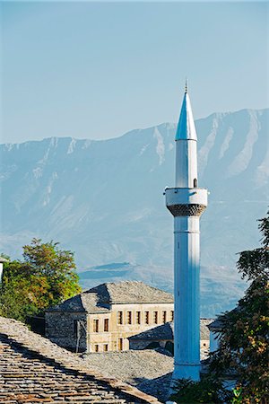 Europe, Albania, Gjirokaster, Unesco World Heritage Site Foto de stock - Con derechos protegidos, Código: 862-06824827