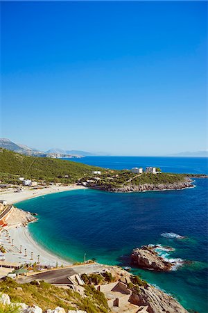 simsearch:862-07690519,k - Europe, Albania, Mediterranean Sea, Jale beach Photographie de stock - Rights-Managed, Code: 862-06824840