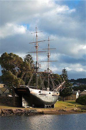 Australia, Western Australia, Albany.  Replica of the Brig Amity - the ship that carried the first settlers to Albany in 1826. Stockbilder - Lizenzpflichtiges, Bildnummer: 862-06824891