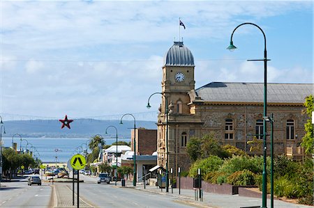 Australia, Western Australia, Albany.  View along York Street to the historic Town Hall. Stockbilder - Lizenzpflichtiges, Bildnummer: 862-06824901