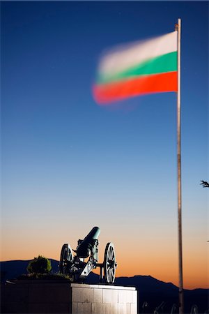 simsearch:862-03361584,k - Europe, Bulgaria, Shipka, Canon at Shipka Pass Freedom Monument Stock Photo - Rights-Managed, Code: 862-06825090