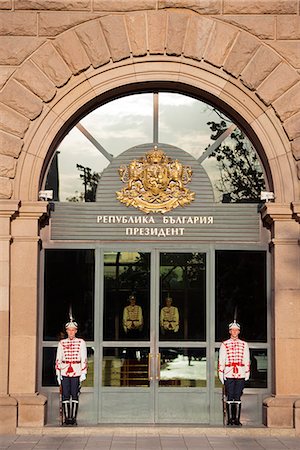 Europe, Bulgaria, Sofia, changing of the guards at the Presidency Stockbilder - Lizenzpflichtiges, Bildnummer: 862-06825118