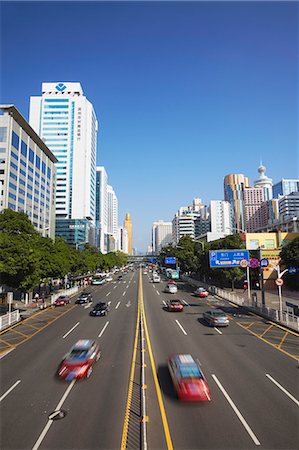simsearch:841-06806727,k - Downtown traffic, Shenzhen, Guangdong, China Foto de stock - Con derechos protegidos, Código: 862-06825179