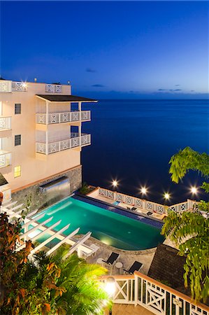 Dominica, Roseau. The Fort Young Hotel. Stock Photo - Rights-Managed, Code: 862-06825248