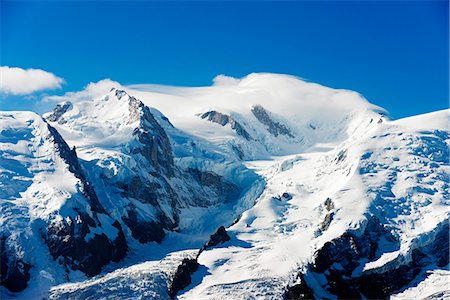 Europe, France, Haute Savoie, Rhone Alps, Chamonix Valley, Mont Blanc (4810m) Stock Photo - Rights-Managed, Code: 862-06825435