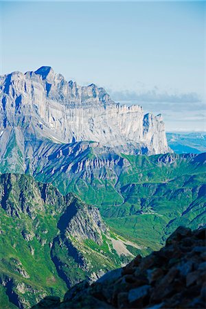 felsspitze - Europe, France, Haute Savoie, Rhone Alps, Chamonix Valley, Servoz Stockbilder - Lizenzpflichtiges, Bildnummer: 862-06825471