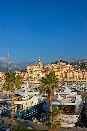 simsearch:862-06825505,k - Marina, Menton, Cote d'Azur, France Photographie de stock - Rights-Managed, Code: 862-06825498