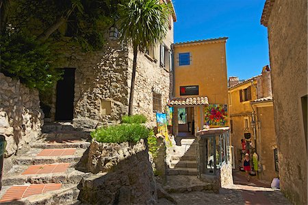 eze france - Shopping in Eze, Cote d'Azur, Alpes-Maritimes, Provence-Alpes-Cote d'Azur, France Stock Photo - Rights-Managed, Code: 862-06825505