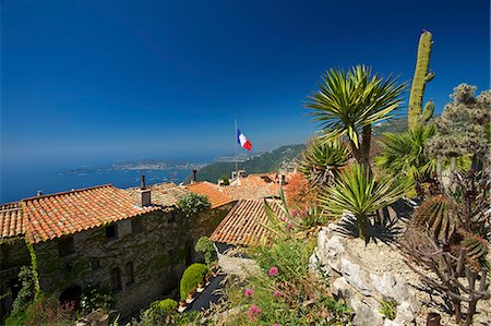 eze - Jardin Exotique in Eze, Cote d'Azur, Alpes-Maritimes, Provence-Alpes-Cote d'Azur, France Stockbilder - Lizenzpflichtiges, Bildnummer: 862-06825506