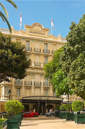 simsearch:862-06825505,k - Hotel Hermitage in Monte Carlo, Cote d'Azur, Provence-Alpes-Cote d'Azur, France Photographie de stock - Rights-Managed, Code: 862-06825501