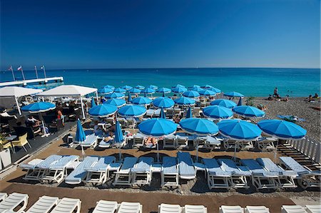 french riviera - Beach of Nice, Cote d'Azur, Alpes-Maritimes, Provence-Alpes-Cote d'Azur, France Stock Photo - Rights-Managed, Code: 862-06825526