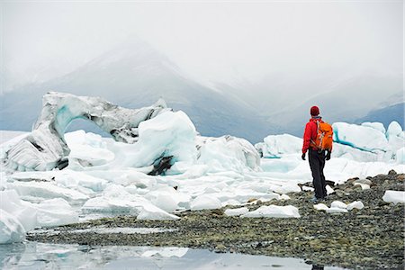 Europe, Iceland, eastern region, Jokulsarlon iceberg lagoon (MR) Stock Photo - Rights-Managed, Code: 862-06825745