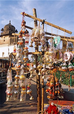 simsearch:862-06825852,k - India, Madhya Pradesh, Orchha, view of Bazaar Foto de stock - Con derechos protegidos, Código: 862-06825849