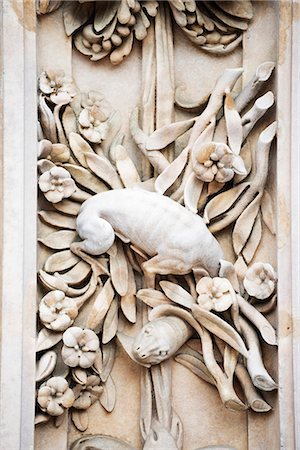 Europe, Italy, Lombardy, Milan, Duomo, Milan Cathedral, gothic sculptures Photographie de stock - Rights-Managed, Code: 862-06825899